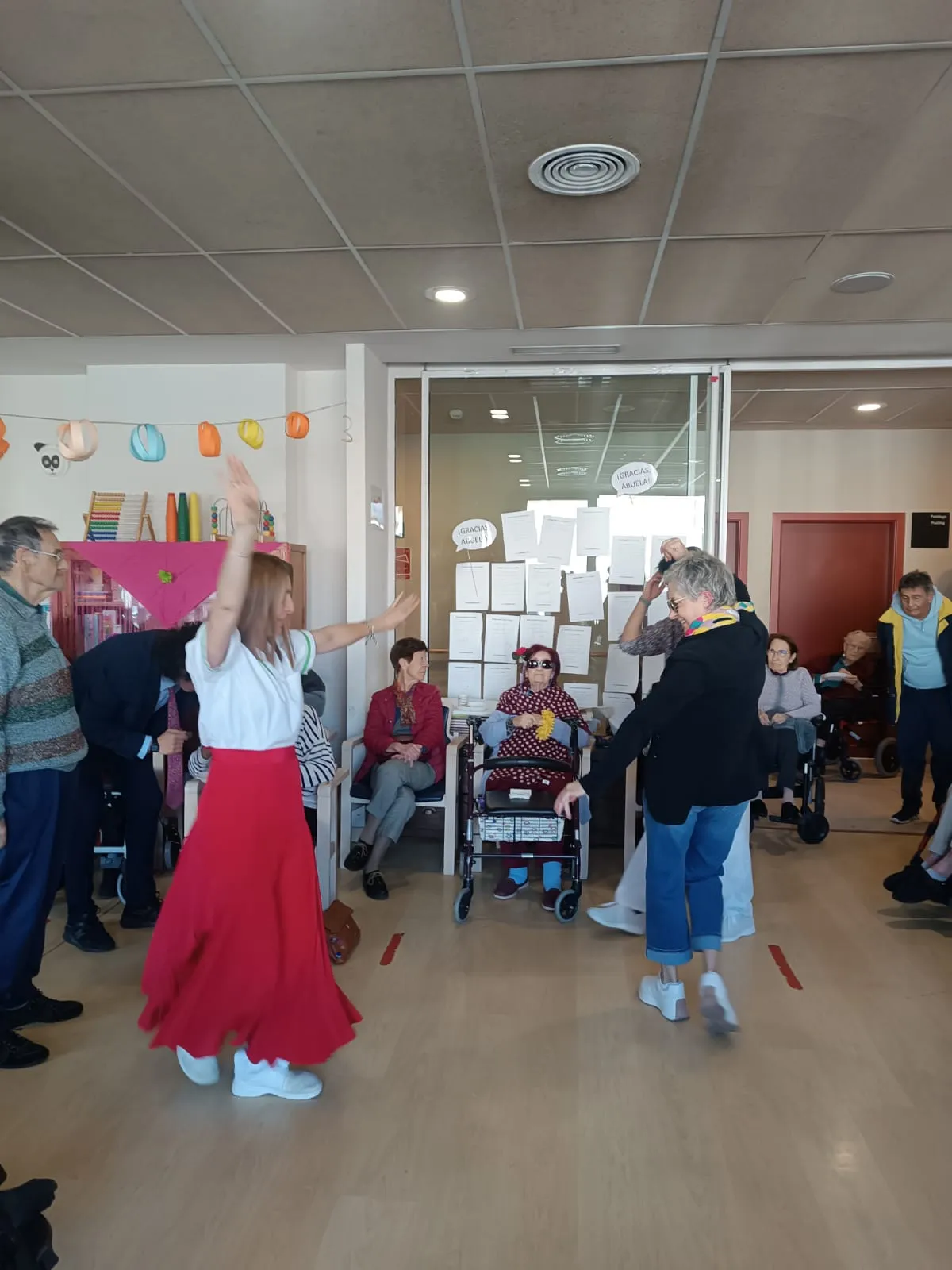 Clase de Baile en la residencia