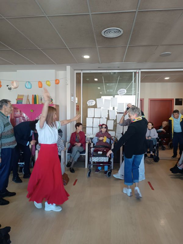 Clase de Baile en la residencia