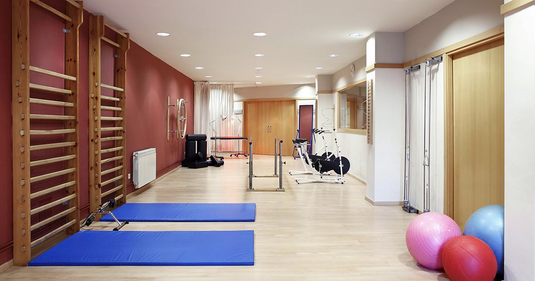 Gimnasio y sala de rehabilitación para mayores