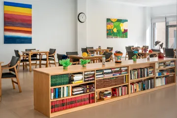 Sala de estar residencia DomusVi Arandia