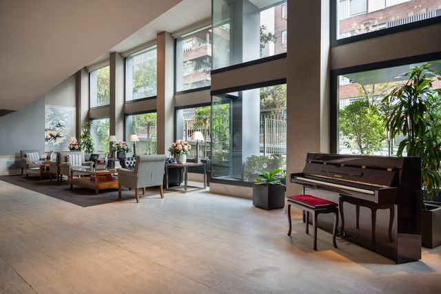 Sala con piano DomusVi Bonanova