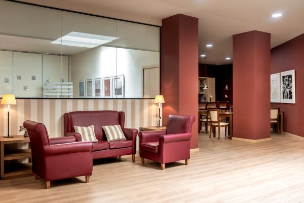 Sala de estar residencia DomusVi Sabadell Ciutat