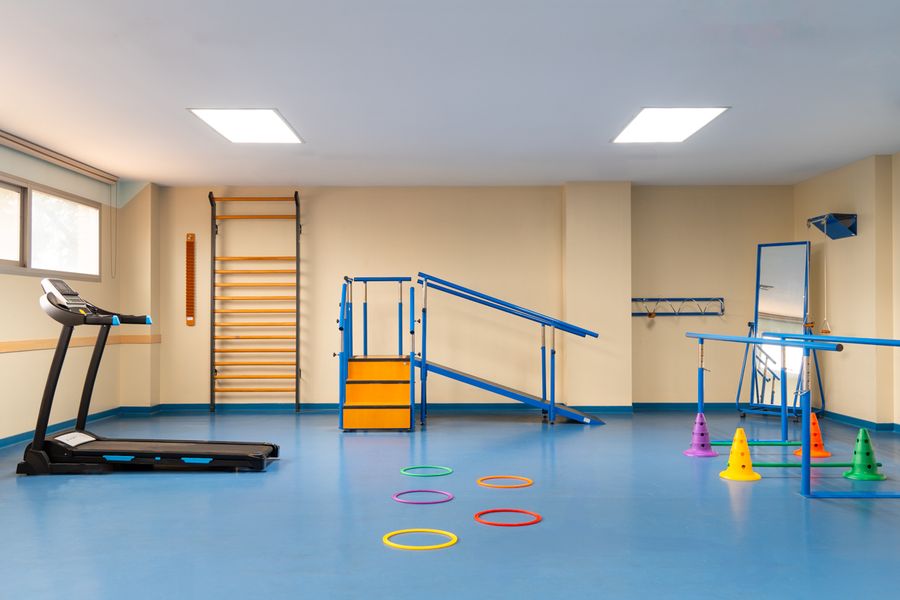 Gimnasio y sala de rehabilitación para mayores