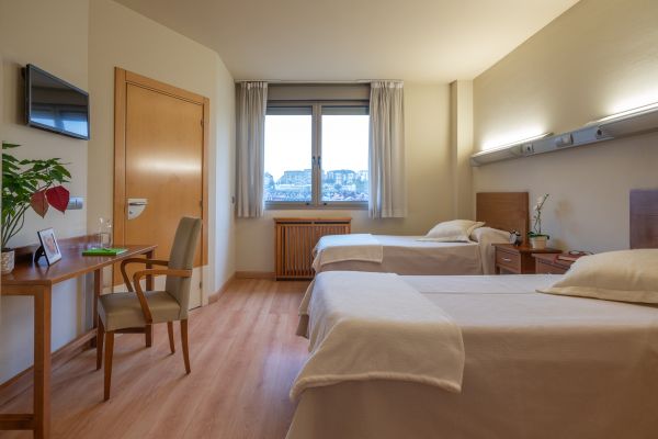 Habitación doble residencia ancianos