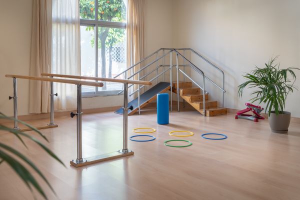 Gimnasio y sala de rehabilitación para mayores