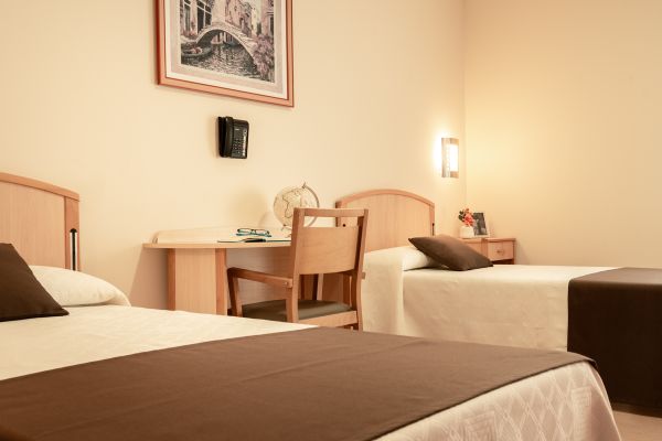 Habitación doble residencia ancianos