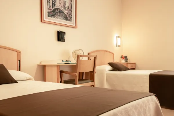 Habitación doble residencia ancianos