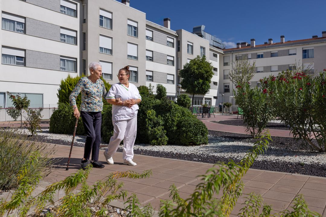 Residencia de Mayores Arroyo en Valladolid. Patio. 3.