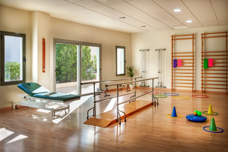 Gimnasio y sala de rehabilitación para mayores