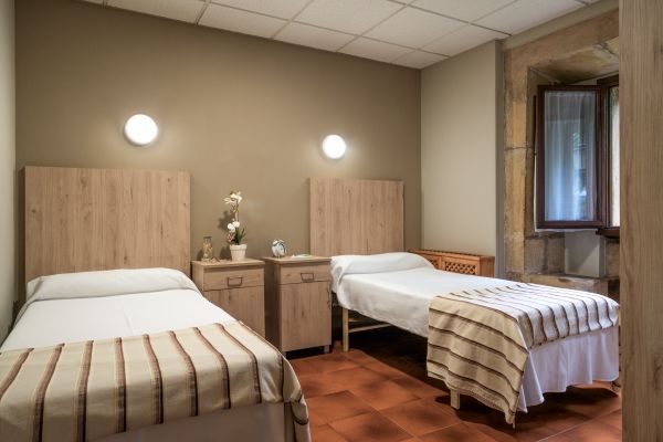 Habitación doble residencia ancianos