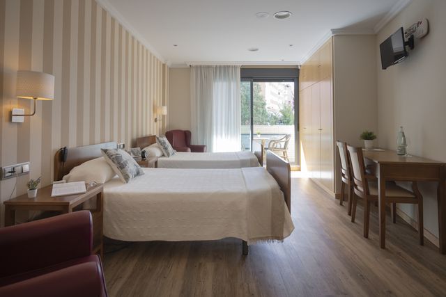 Habitación doble residencia ancianos