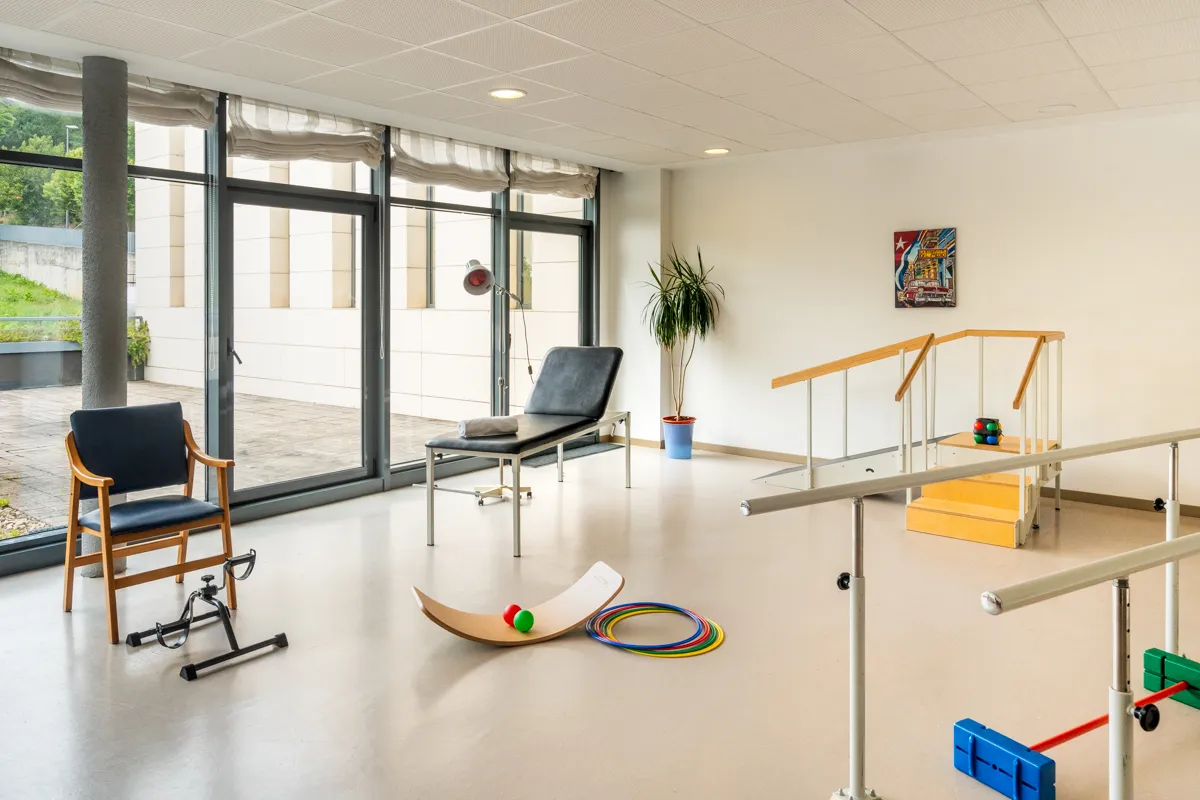 Gimnasio y sala de rehabilitación para mayores