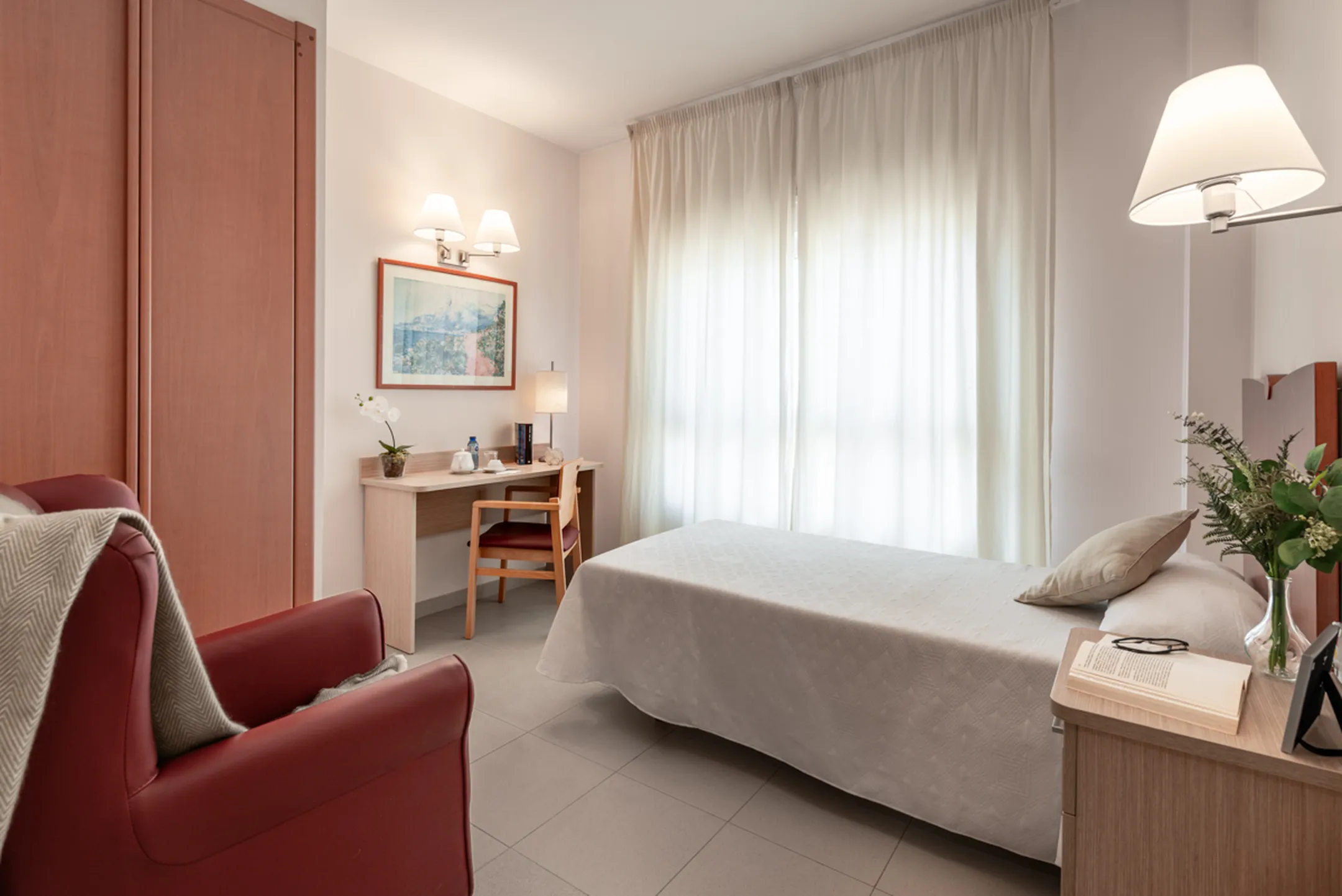 Habitación individual residencia ancianos