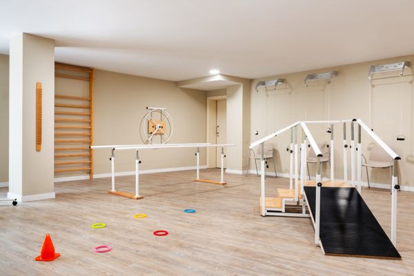 Gimnasio y sala de rehabilitación para mayores