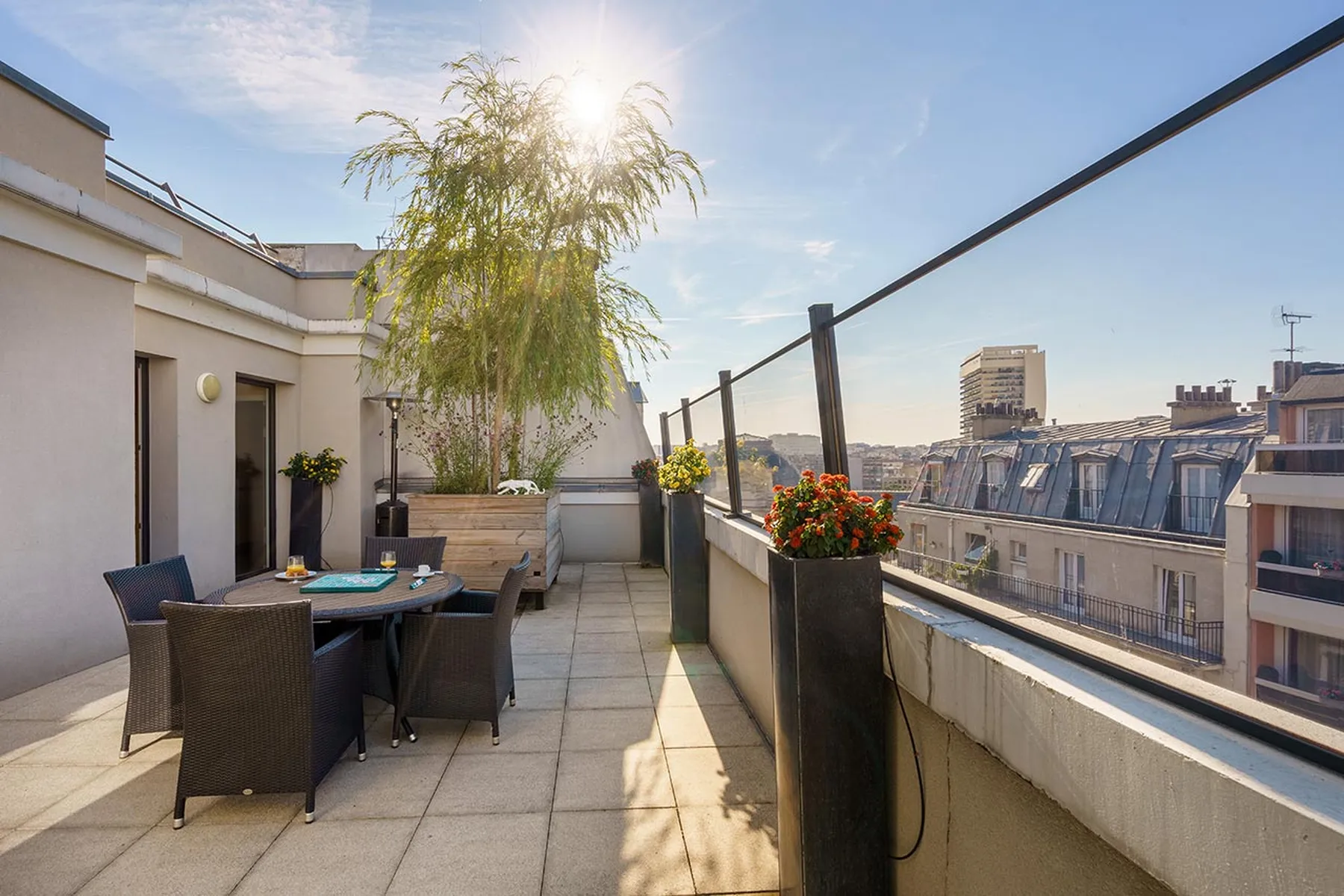 balcon terrasse maison retraite paris gobelins domusvi, vue panoramioque