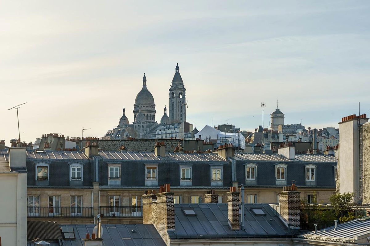 Vue sur Sacré Coeur MontMartre Paris Résidence Ornano DomusVi