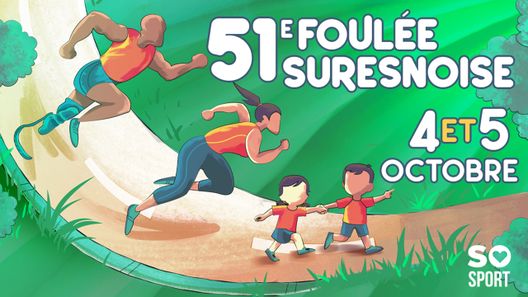 Affiche officielle de la Foulée Suresnoise 2025