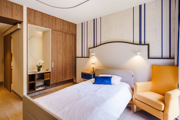 chambre aménagée ephad guethary