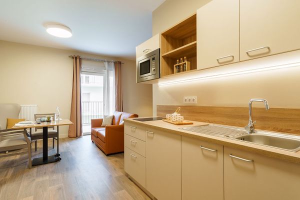 Appartement avec cuisine meublée à la Résidence Pavillon Charlotte à Oyonnax