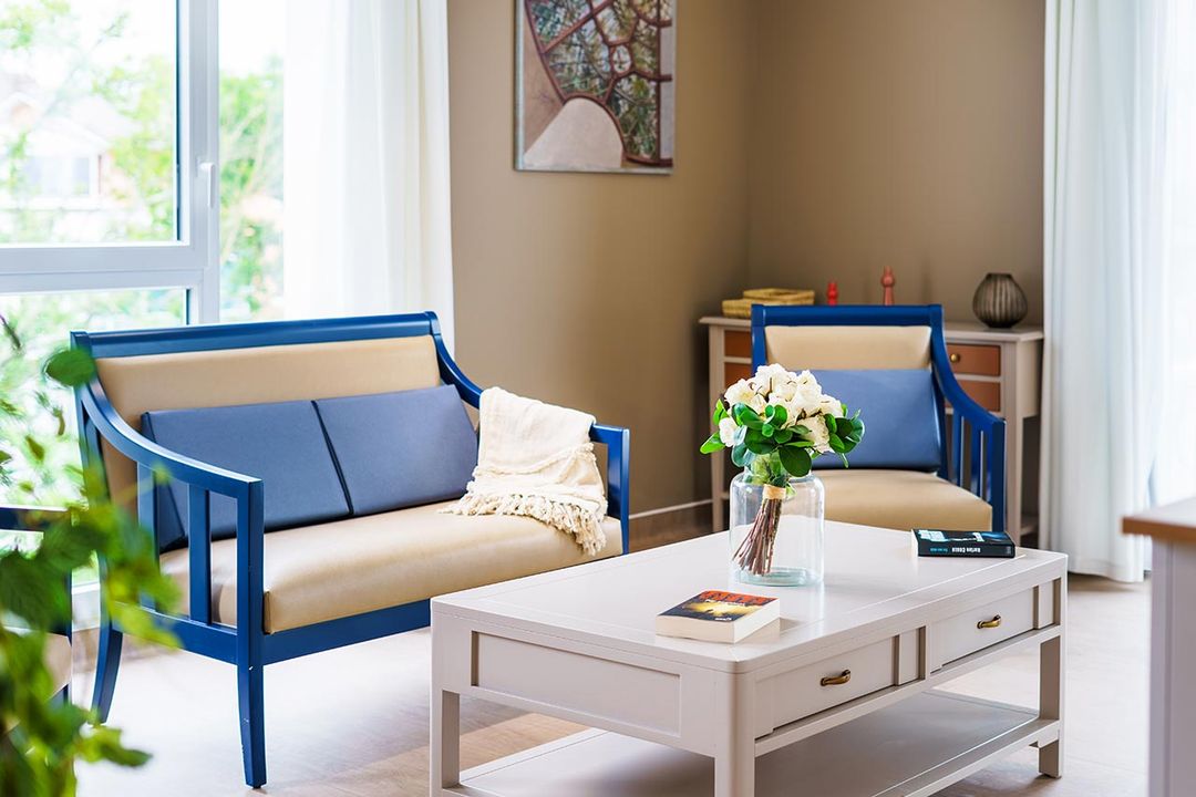 un salon de la résidence la belle anglaise à pau