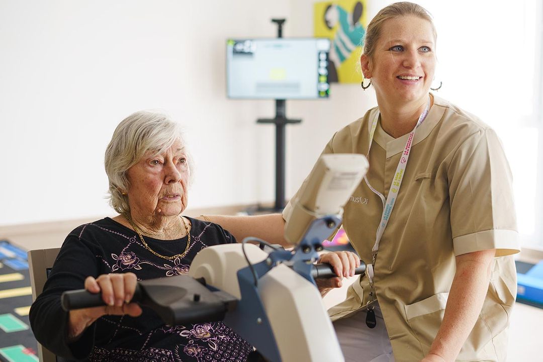 séance de rééducation résidence la belle anglaise à pau