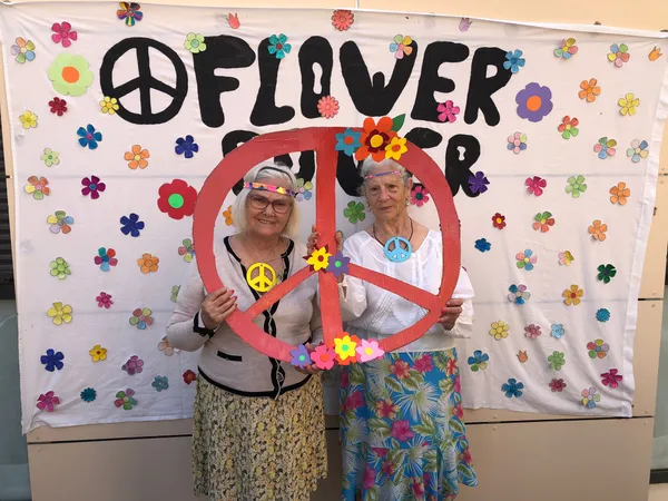 Fiesta temática flower power