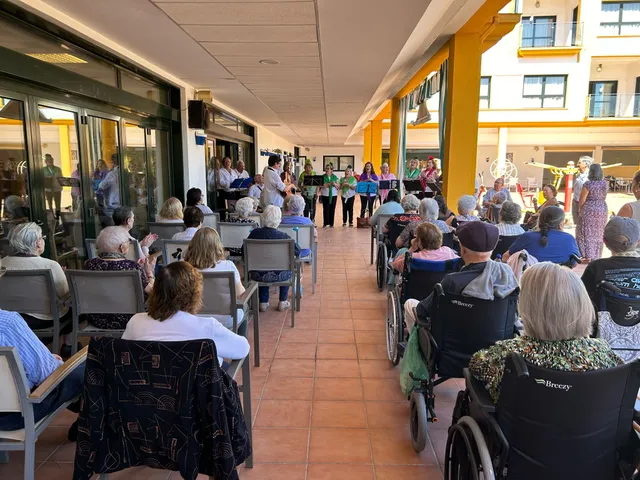 Fiesta con un coro