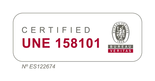 Certificado UNE 158101