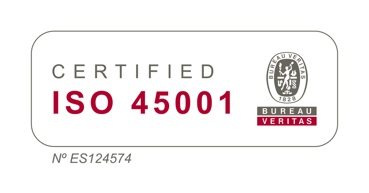 Certificado ISO 45001