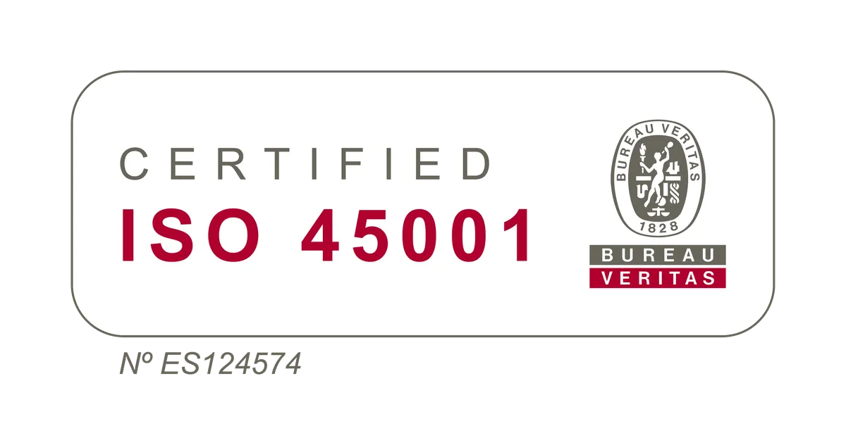 Certificado ISO 45001