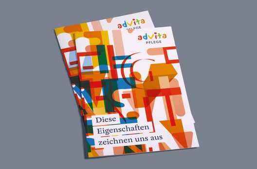 Das Unternehmen advita Markenwerte Broschure
