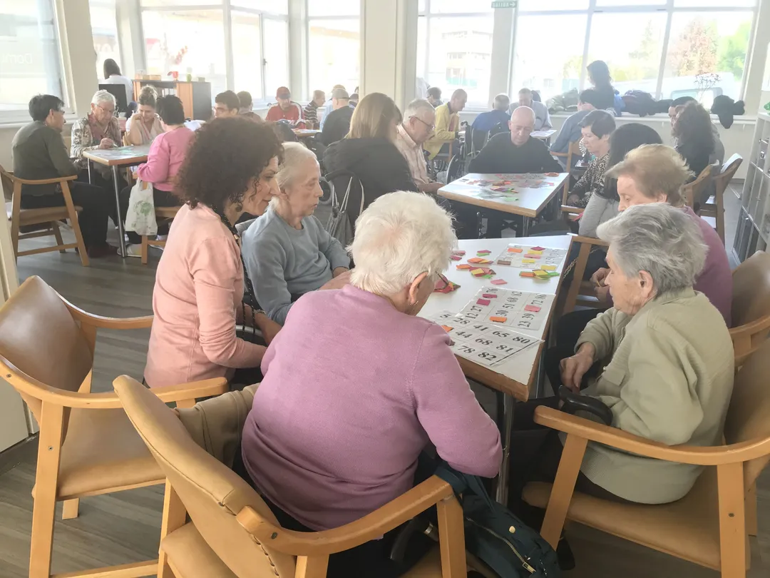 Bingo en la residencia