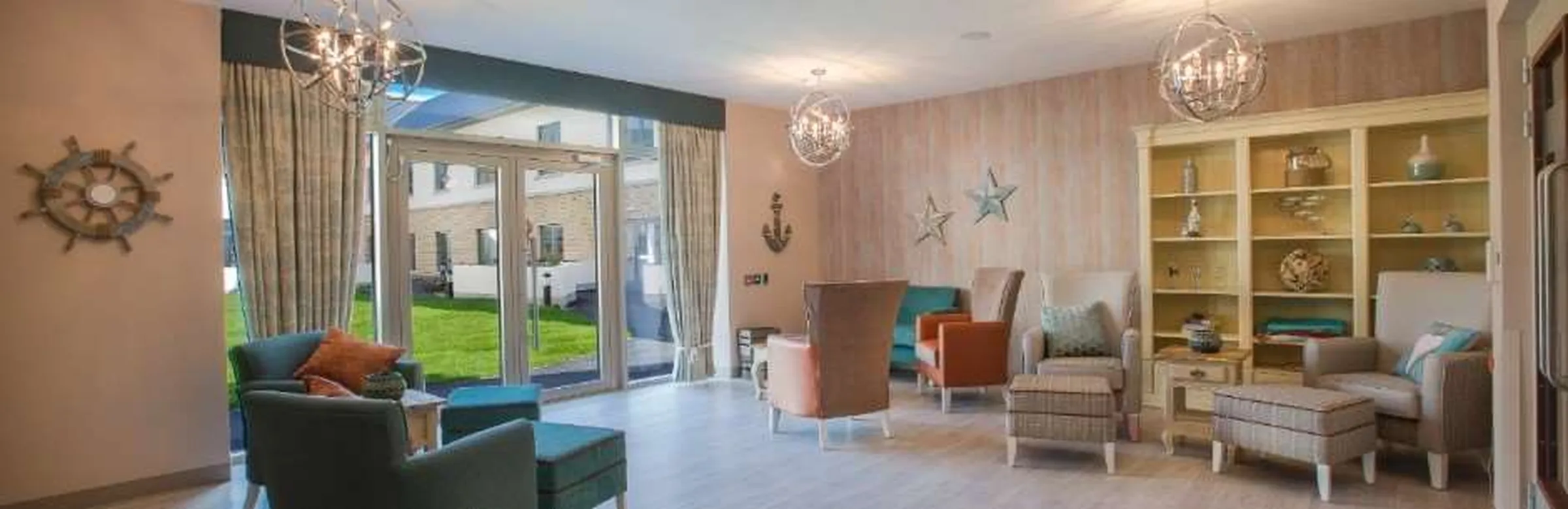 Living Room at Anovocare Nursing Home, Swords, Dublin