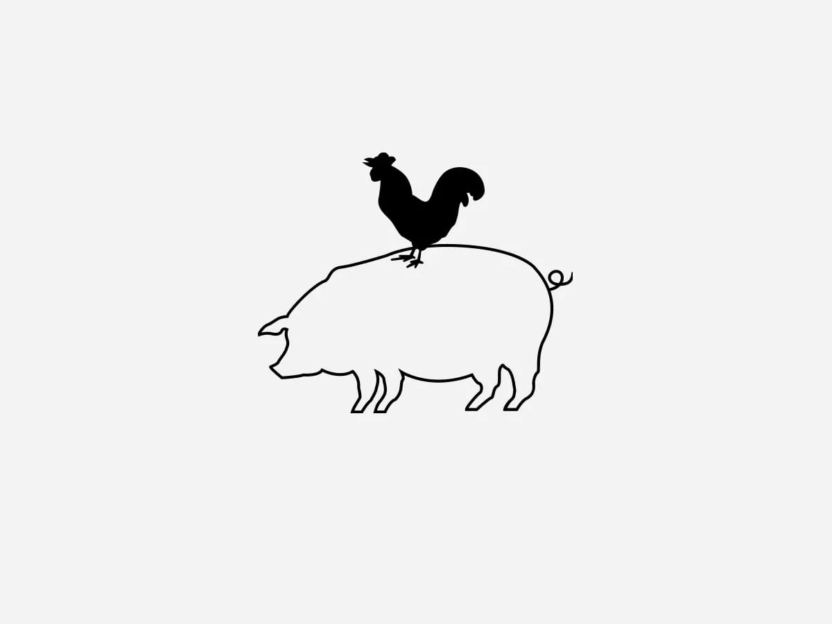 pig & hen icon