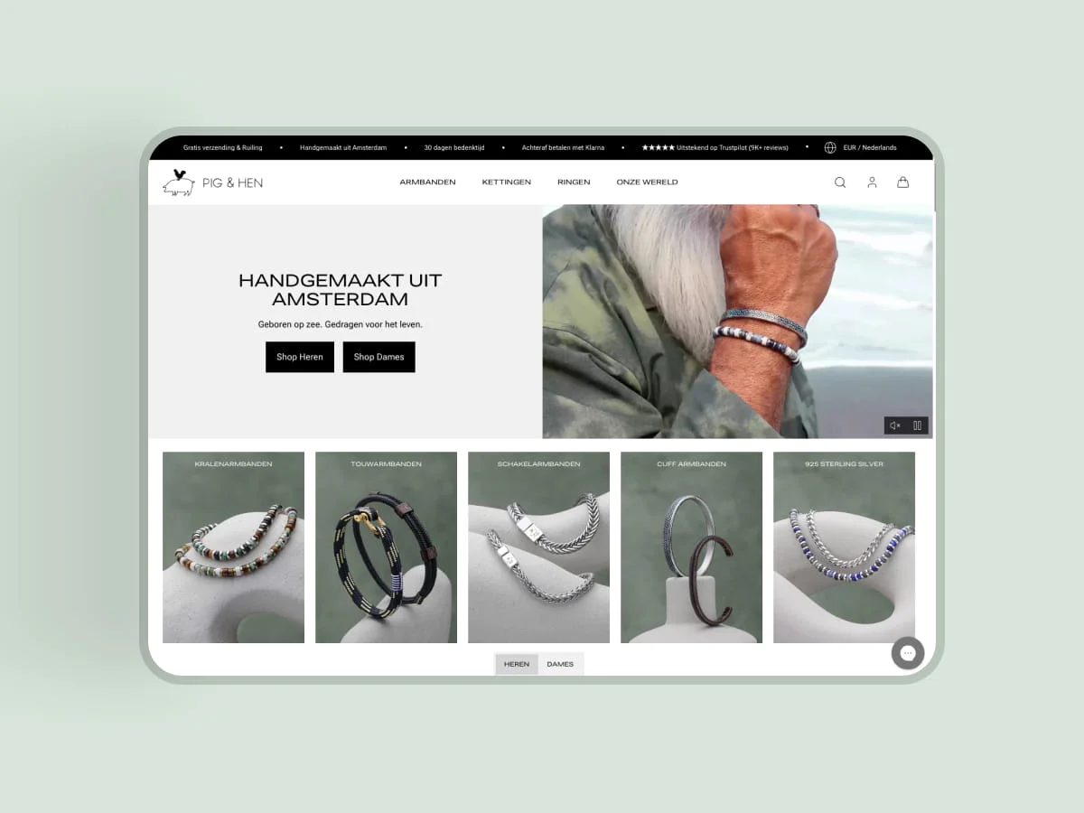 pig & hen homepage