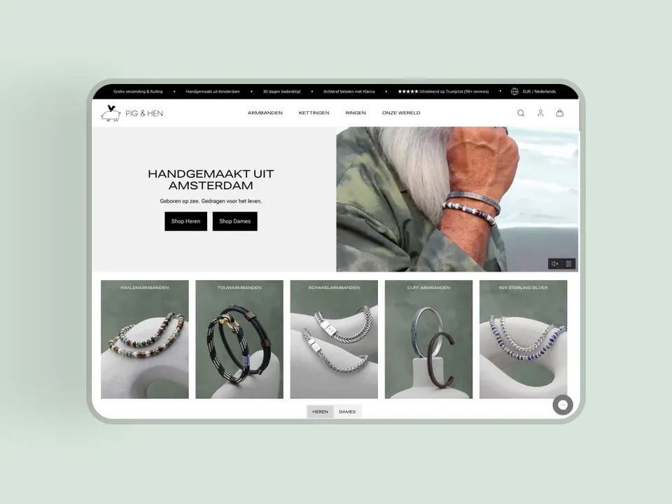 pig & hen homepage