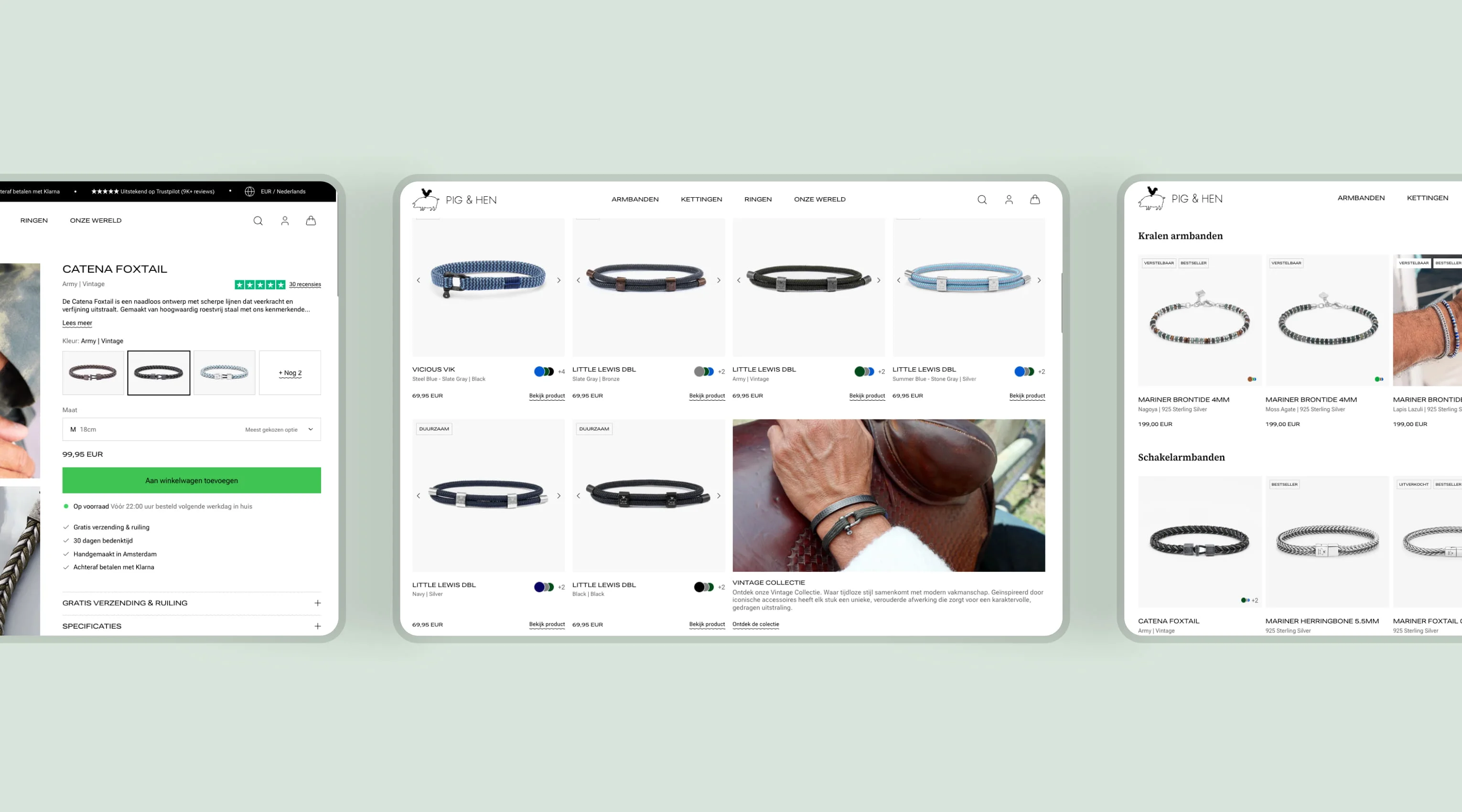 pig & hen webshop producten