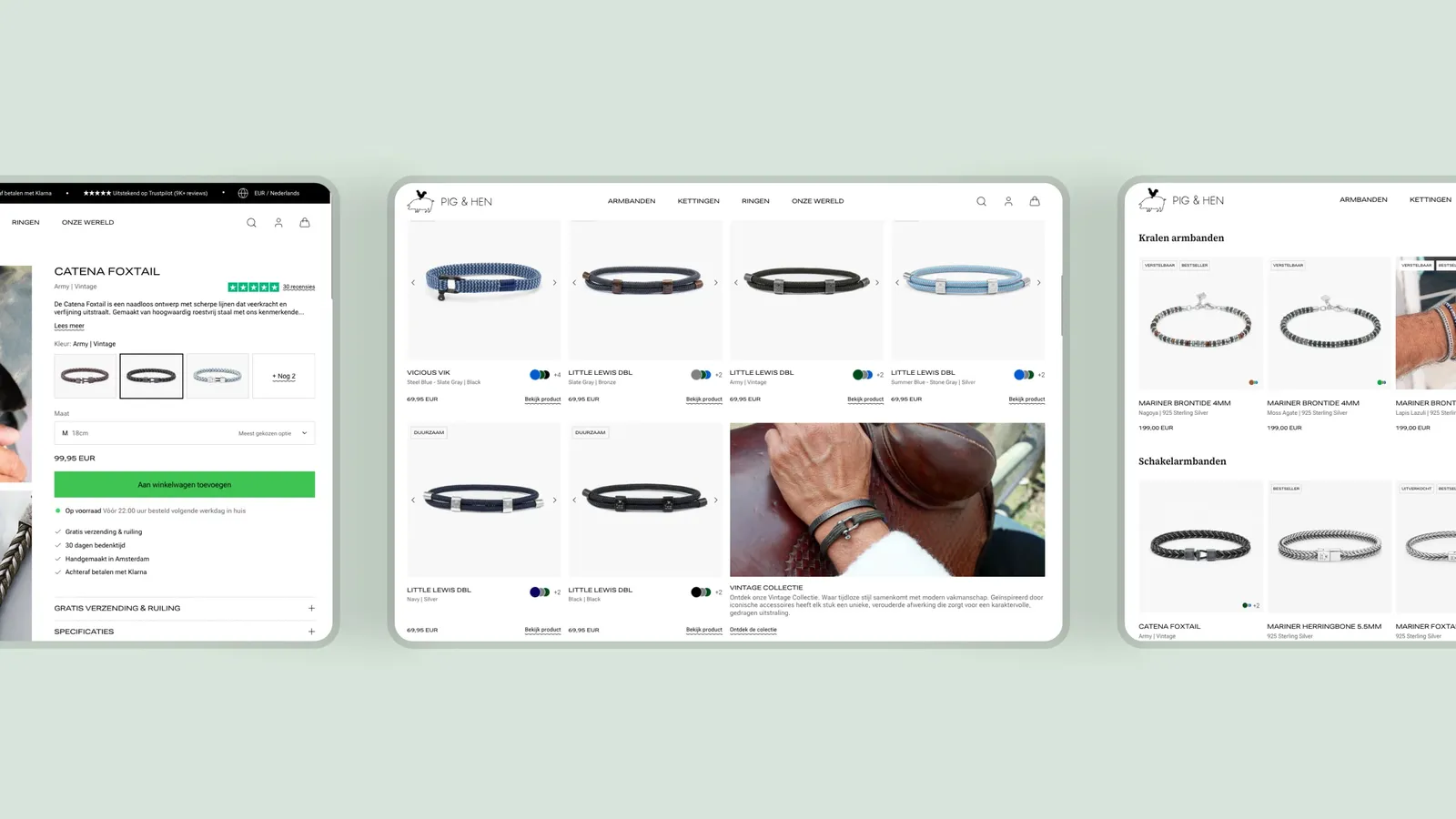 pig & hen webshop producten