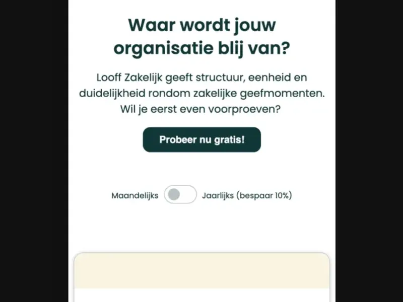 Looff interface animatie
