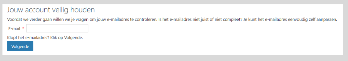 Screenshot 03 voor Mijn IBKI opleiders stappenplan om 2FA in te stellen