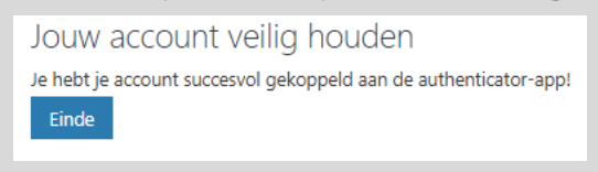 Screenshot 09 voor Mijn IBKI opleiders stappenplan om 2FA in te stellen
