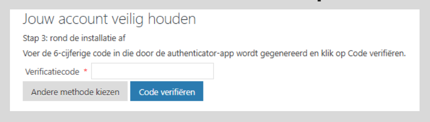Screenshot 08 voor Mijn IBKI opleiders stappenplan om 2FA in te stellen
