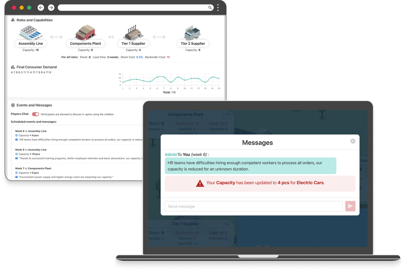 Electric Vehicles Game Event Configuration