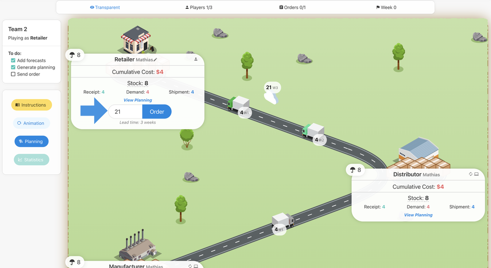 MRP template - Screenshot View