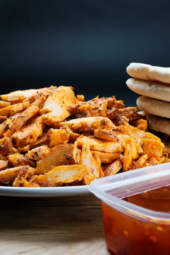 Dönerpakket (Knoflooksaus)