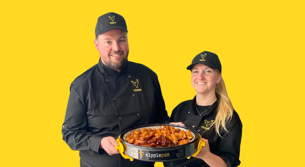 Kippie ondernemers met Kippiepan