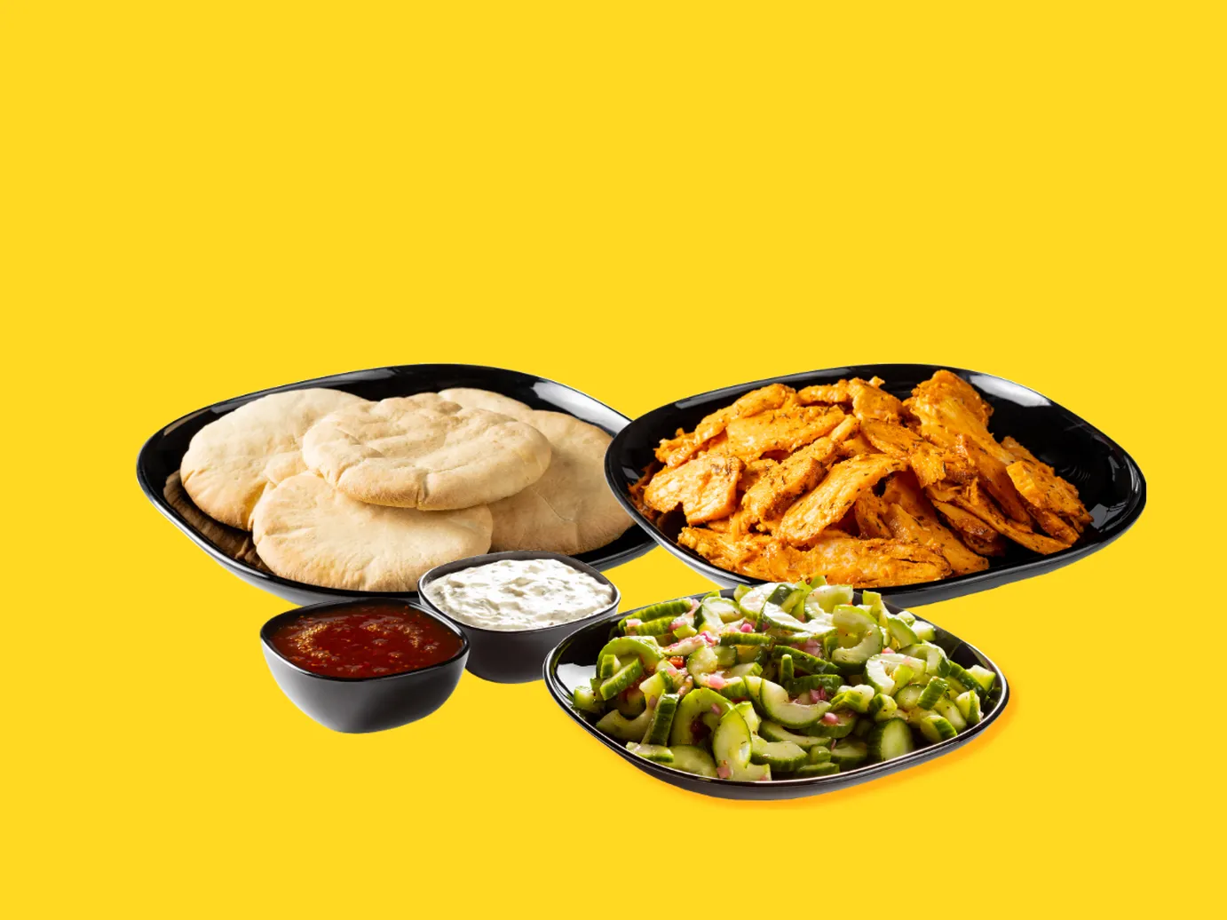 Donerpakket deluxe voor €14,99!