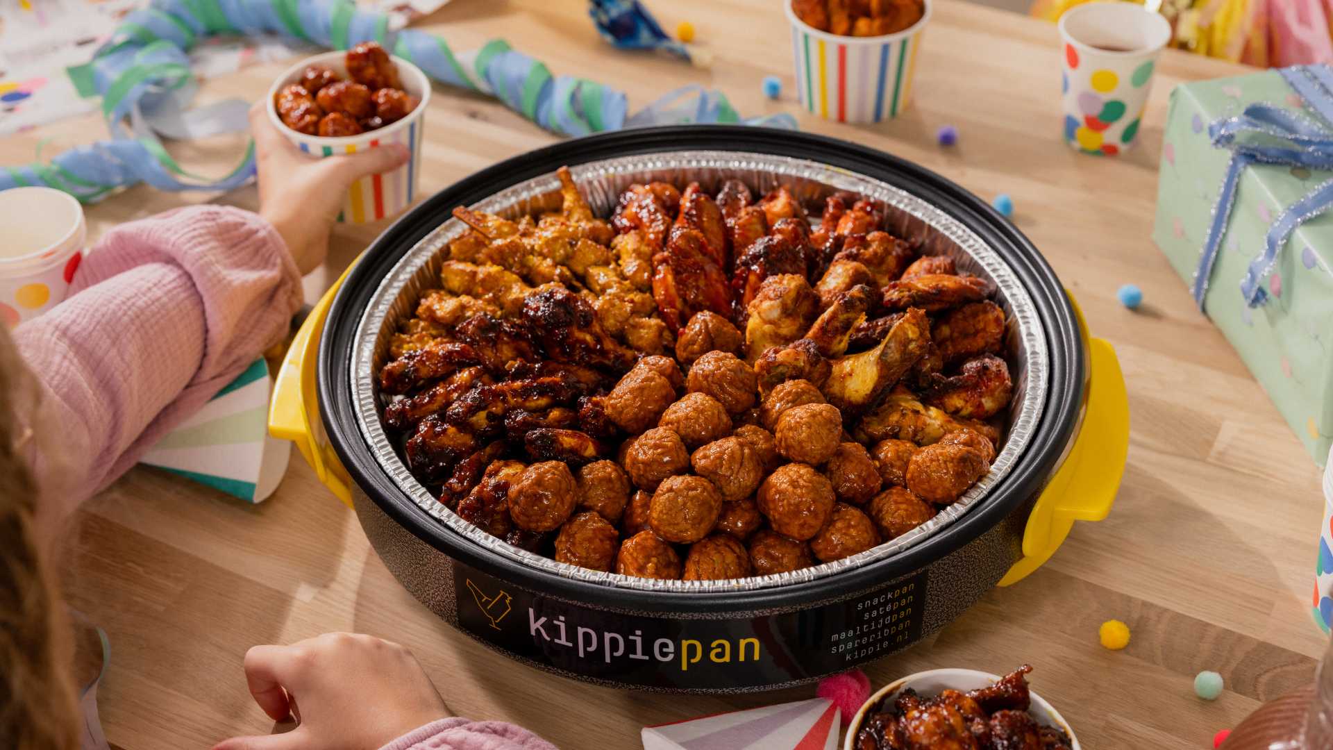 Kinderfeestje met een Kippiepan