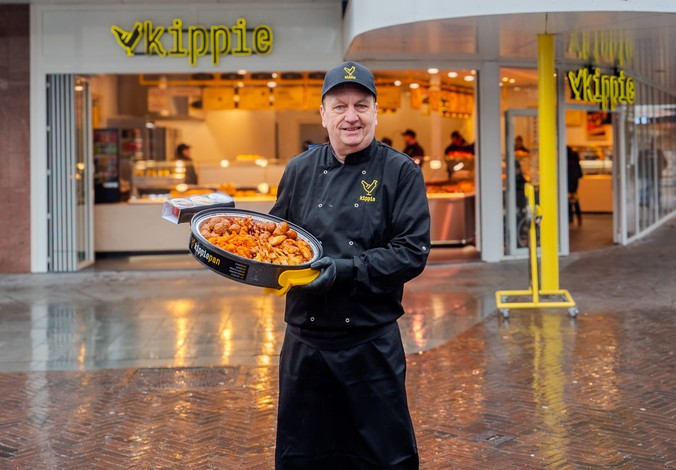 Kippie ondernemer voor de winkel in Venray