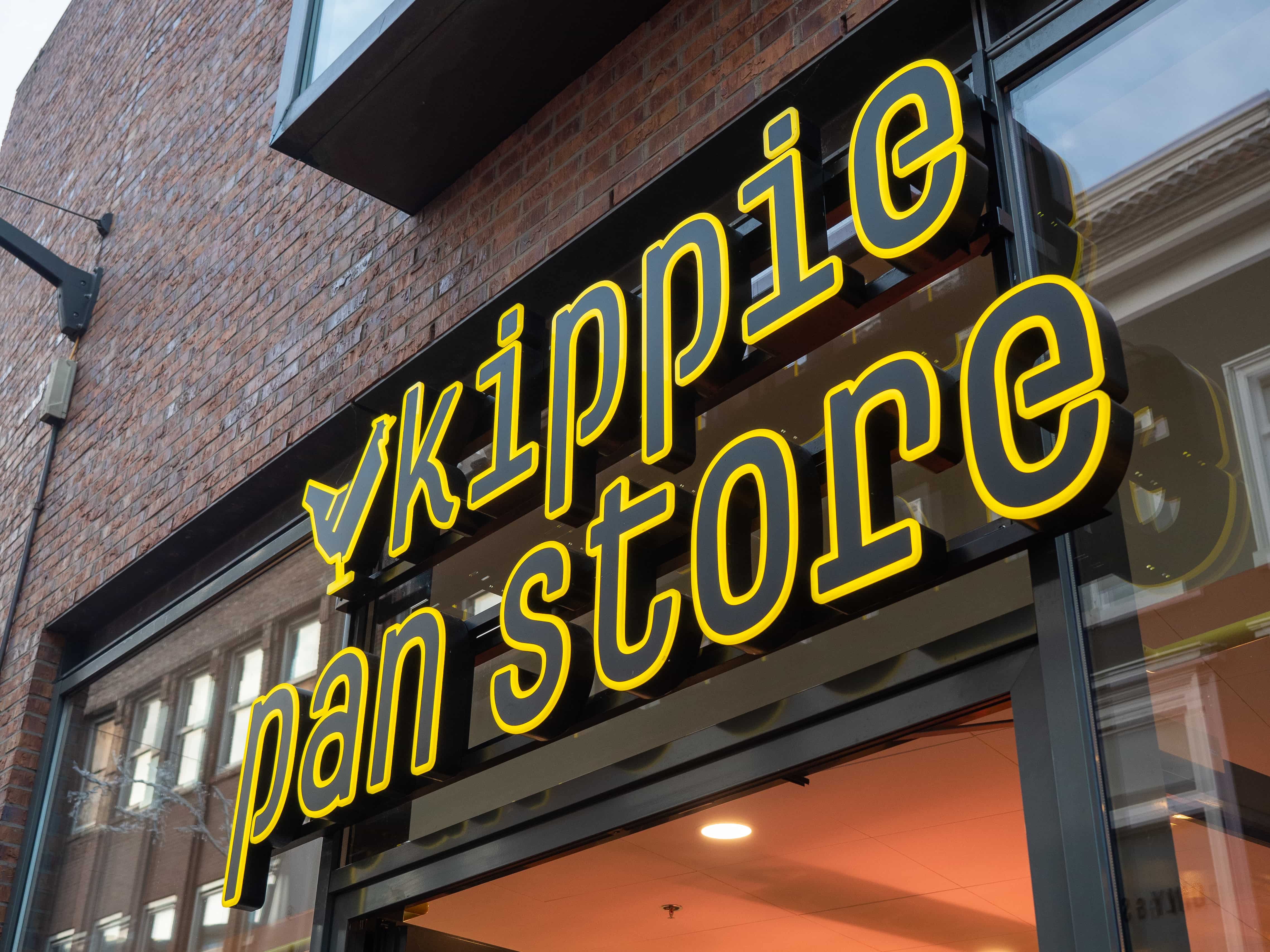 Kippie winkel in Leeuwarden.